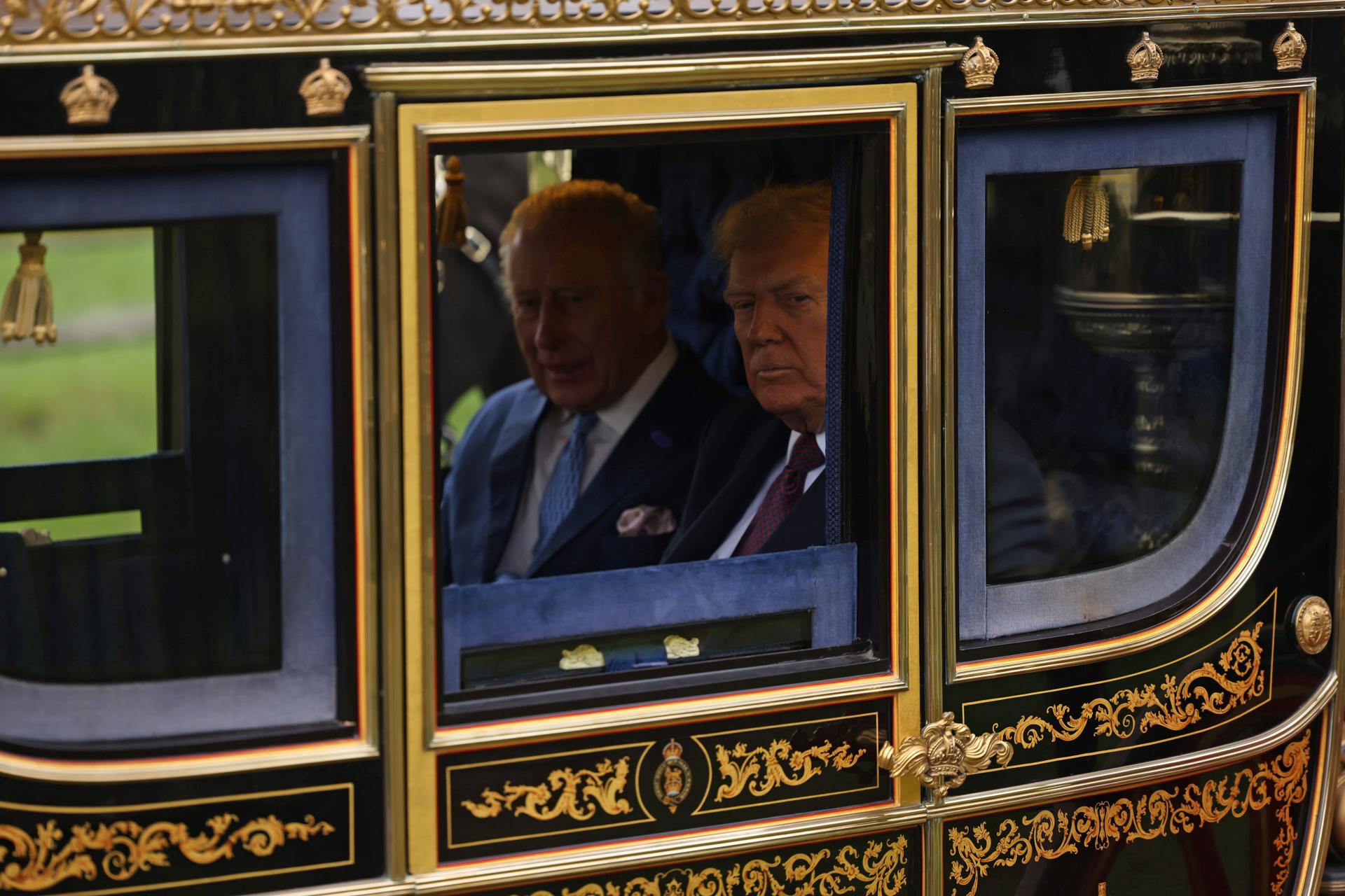 Trump se reunió con Carlos III e intercambiaron elogios, ¿de qué hablaron?