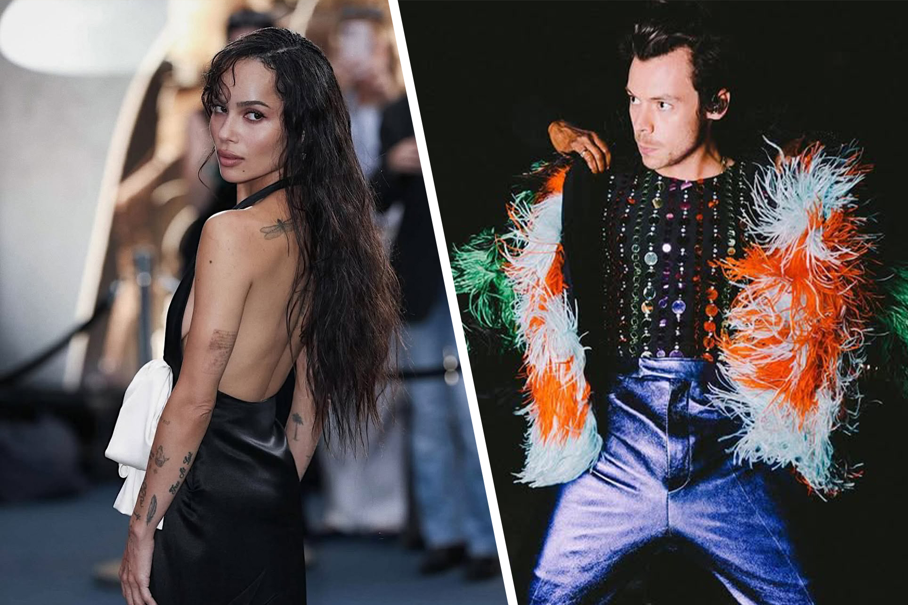 Harry Styles y su novia Zoë Kravitz se casan: “Saltaría por un precipicio por ella”