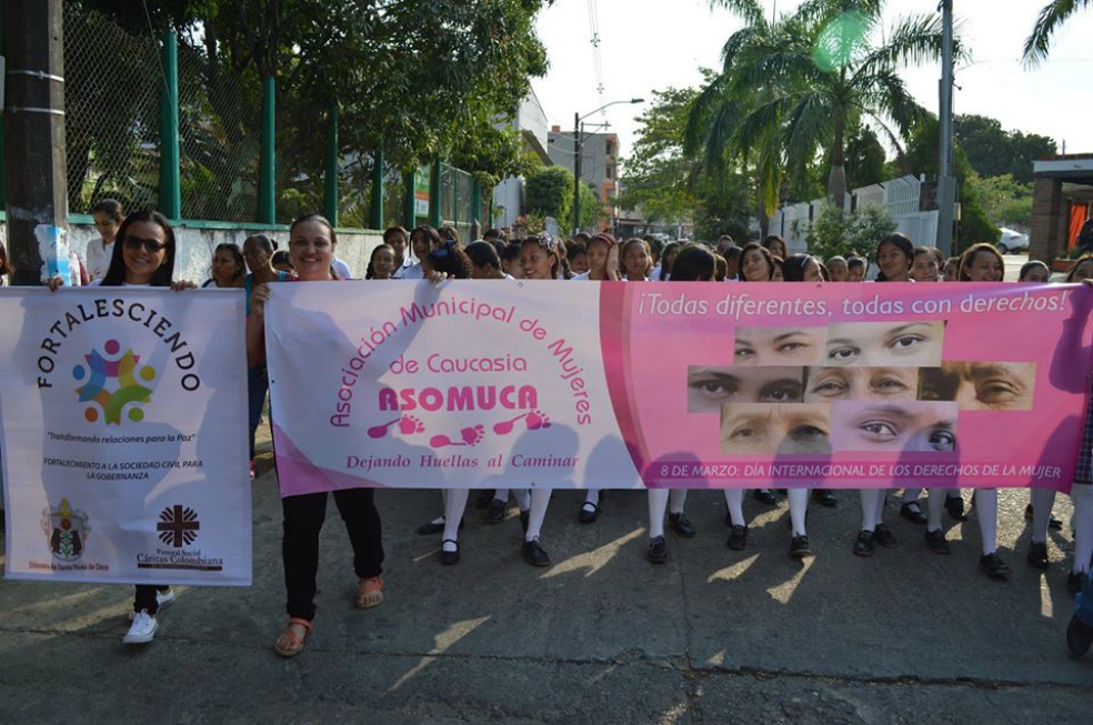 Las mujeres de Caucasia hacen valer su voz y sus derechos