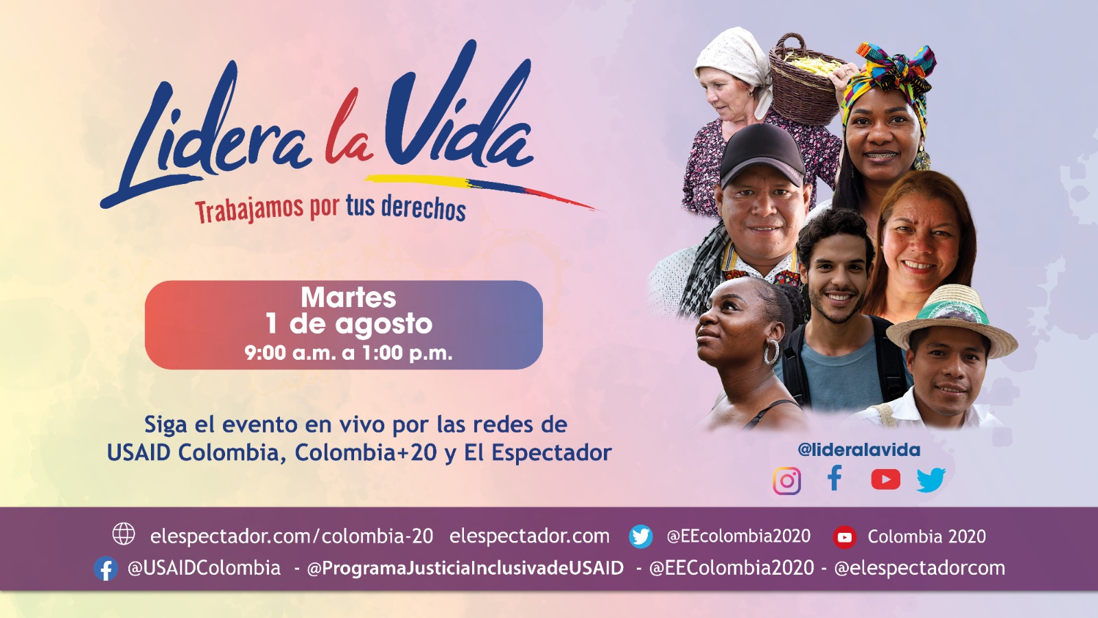 Lidera la vida, trabajamos por tus derechos