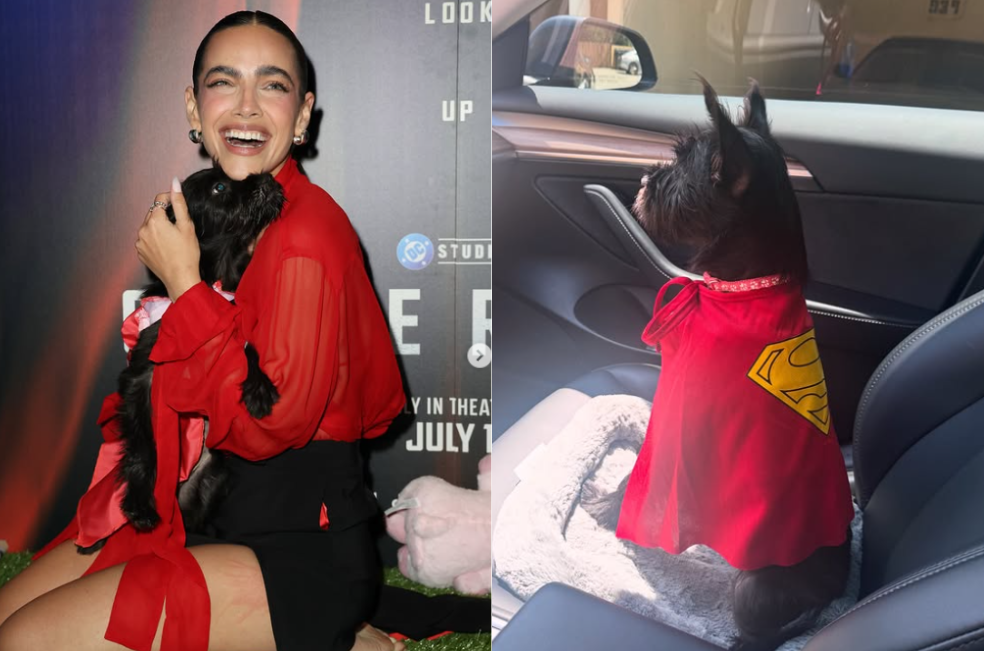 Actriz de Superman adoptó a su propio Krypto en plena función de la película