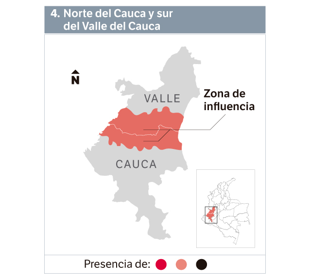 Datos entregados por el Observatorio de DD.HH. y conflictividades de Indepaz.