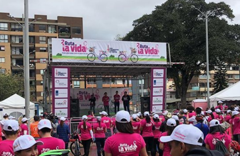 Bogotanos convocados a pedalear por la prevención del cáncer de seno