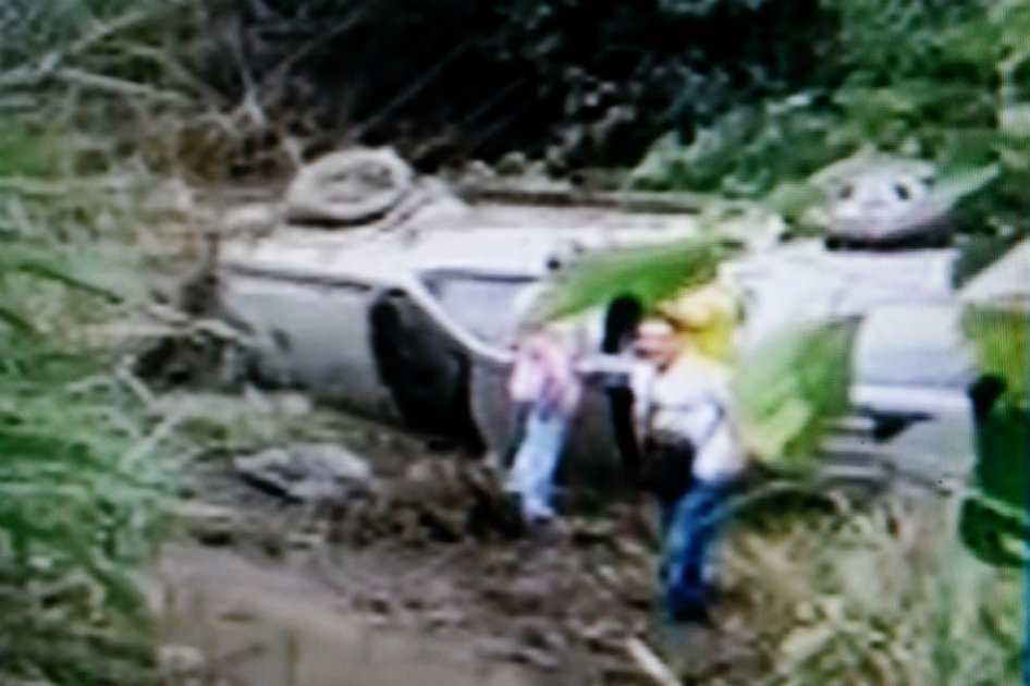 Gran susto se llevaron humoristas de Sábados Felices tras accidente en Tame