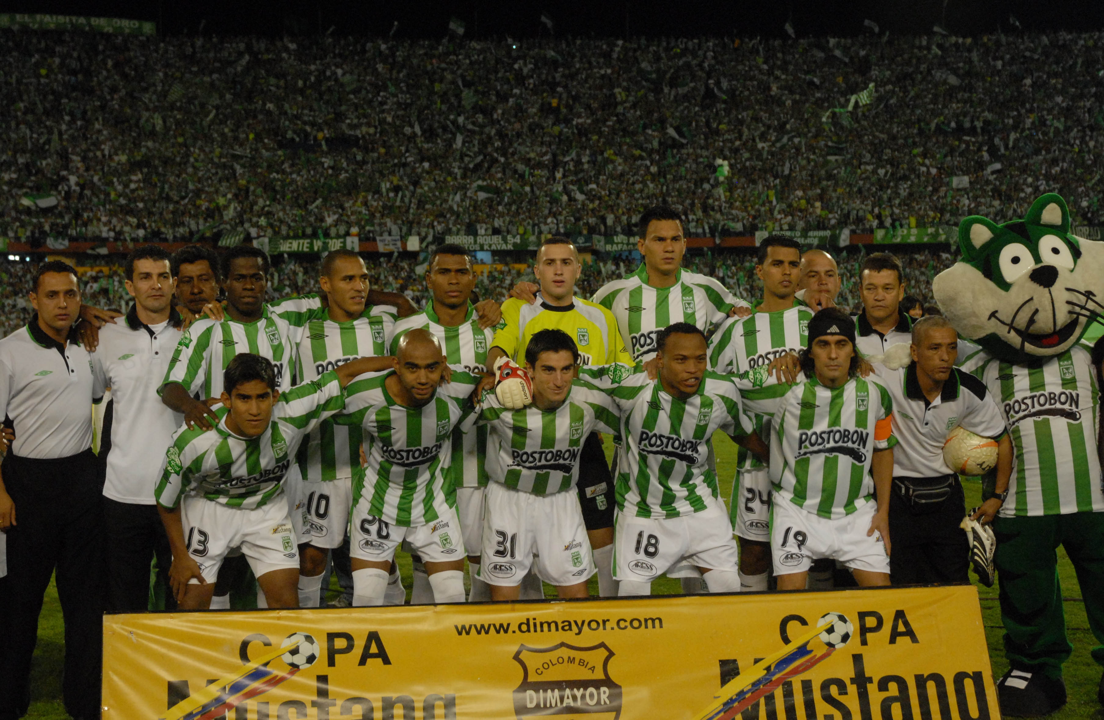 Nóminas de los 18 títulos de Atlético Nacional.