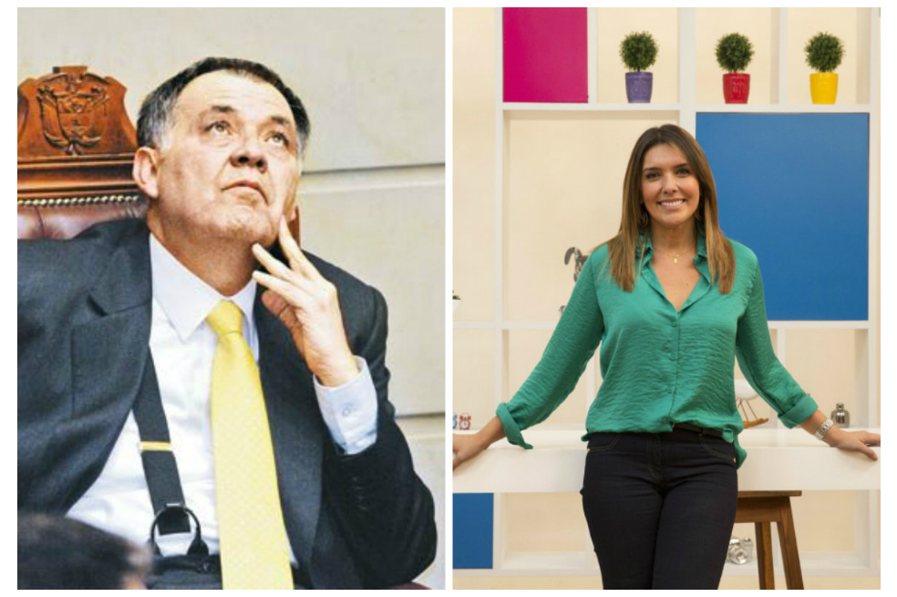 El agarrón entre Alejandro Ordóñez y la presentadora Mónica Rodríguez