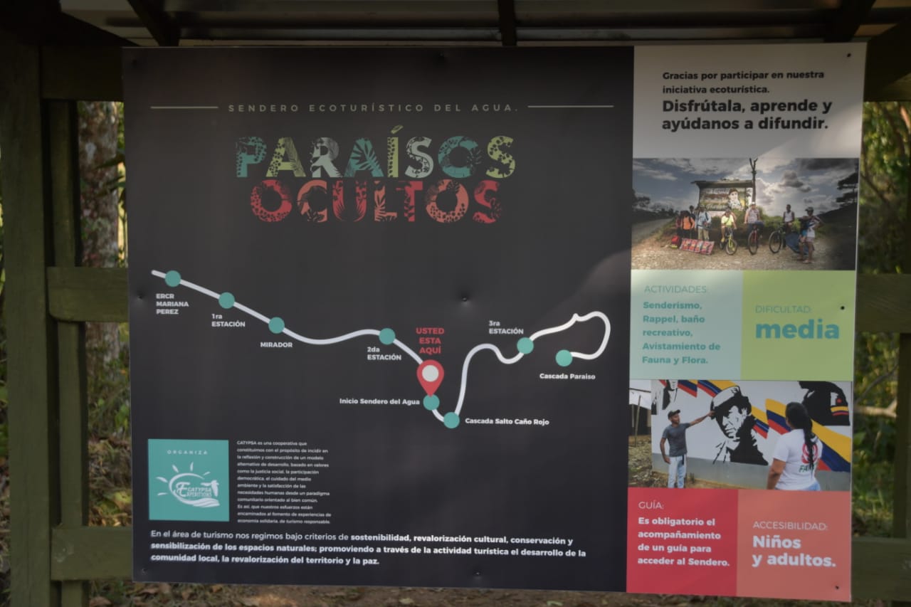 Paraísos ocultos, la nueva ruta ecoturística de los excombatientes de las Farc