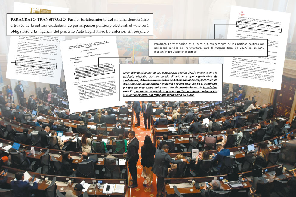 Estos son los tres intentos de hacerle una cirugía al sistema político y electoral