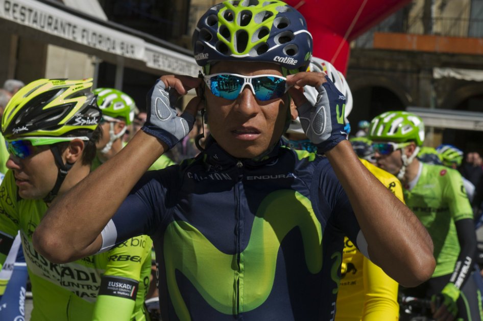 Nairo Quintana, líder del equipo Movistar. / EFE