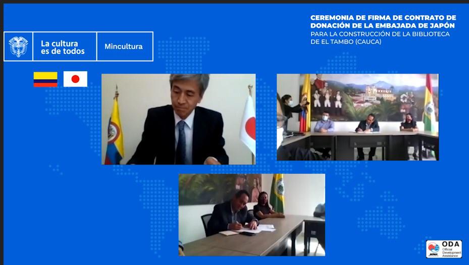 Se construirá la Biblioteca pública de El Tambo (Cauca) por cuenta de una donación del Gobierno de Japón