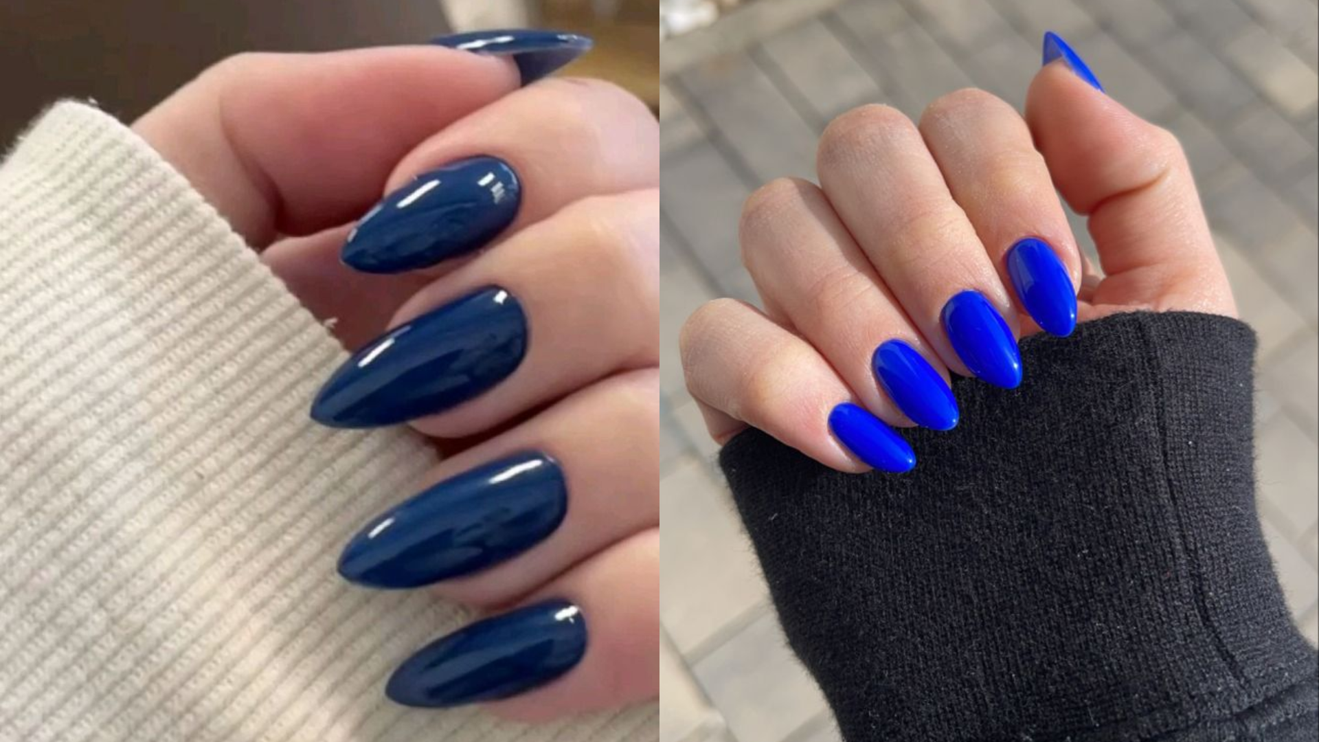 6 diseños de uñas azules: ideas novedosas, clásicas y bonitas