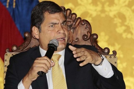 Rafael Correa arremete contra Estados Unidos