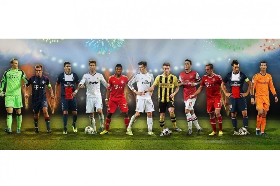 La UEFA dio a conocer su 11 ideal de 2013