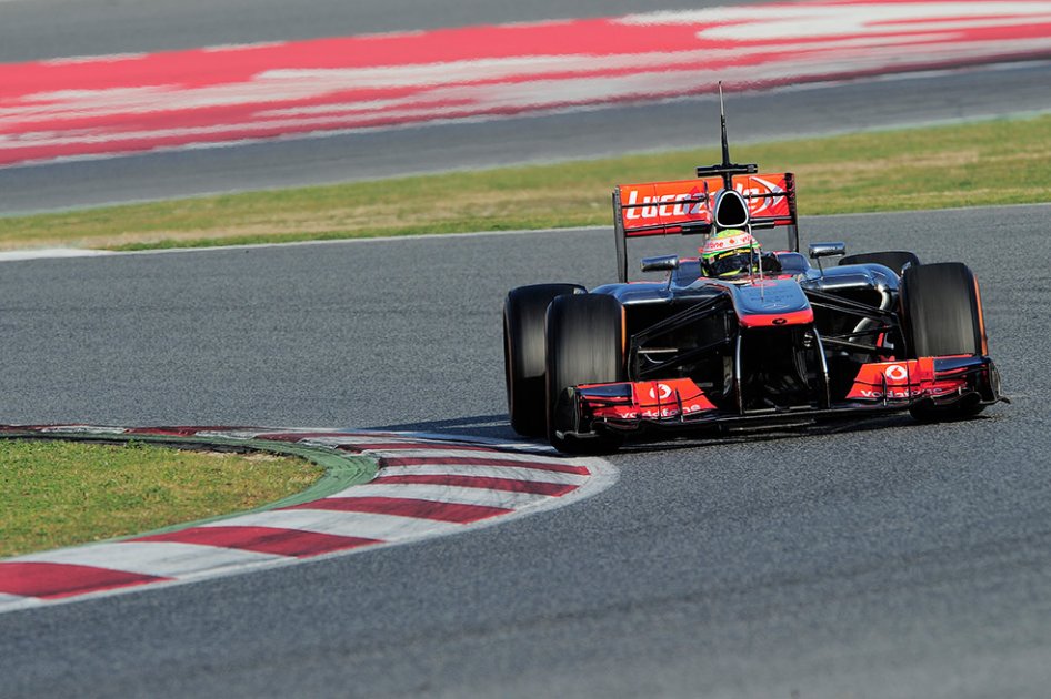 El McLaren de Pérez lideró la semana de ensayos en Montmeló