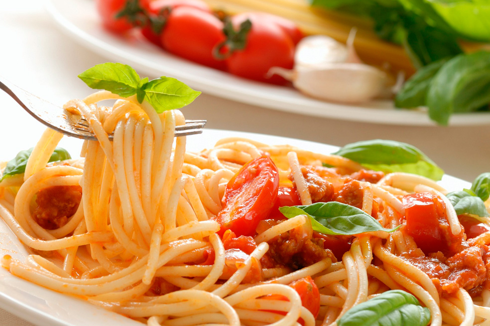 Comida italiana.