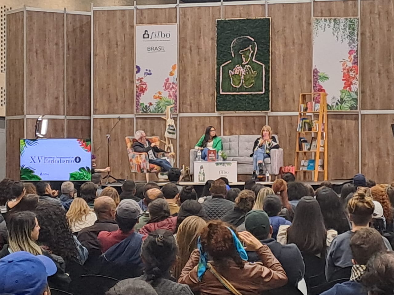 Laura Ardila y María Jimena Duzán en la Filbo.