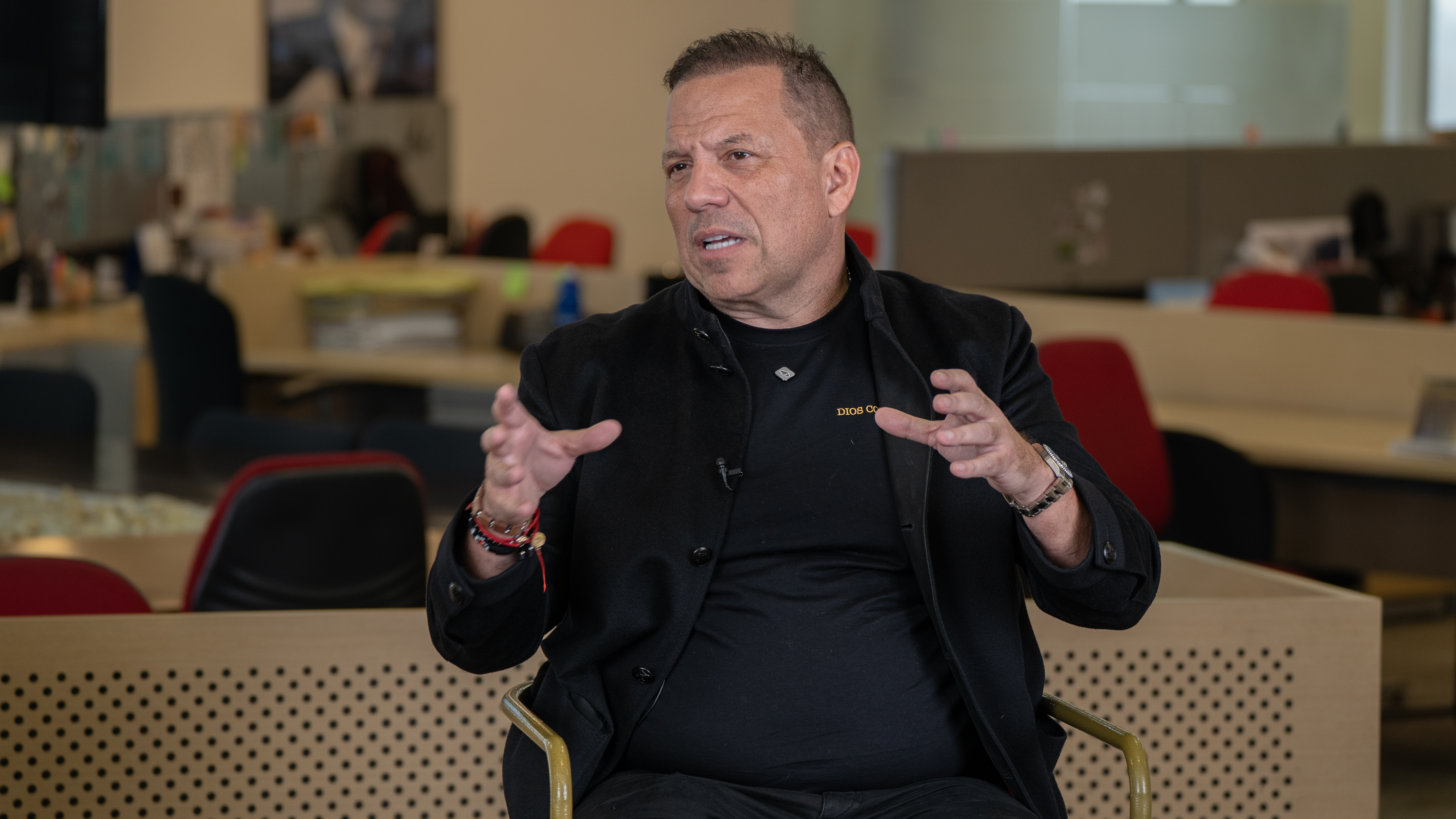 Empresario y candidato presidencial, en entrevista