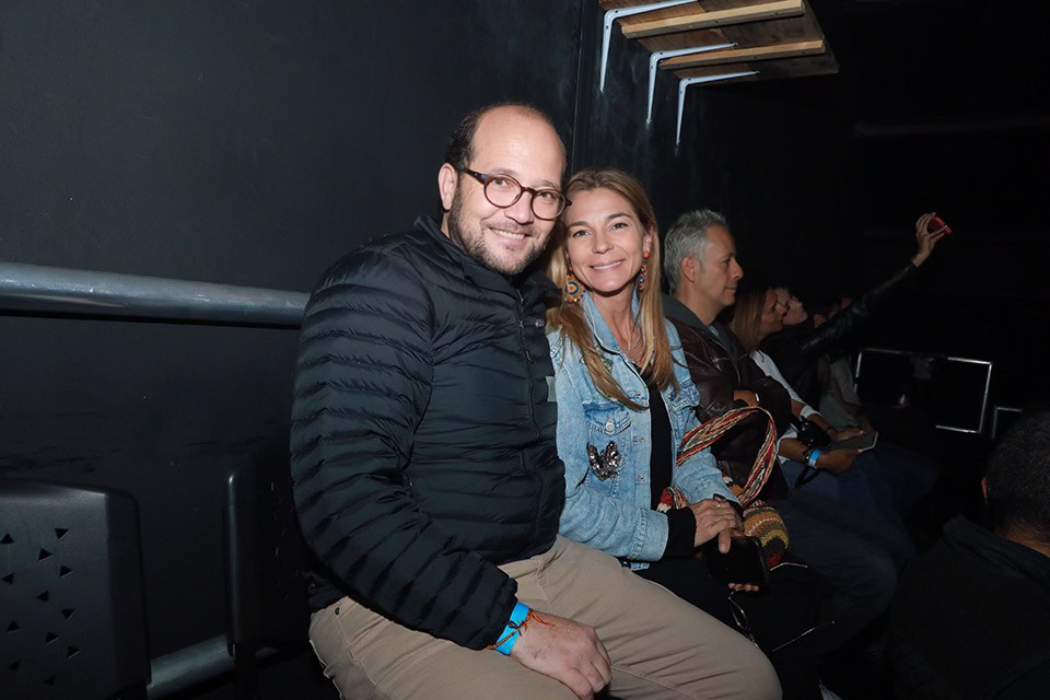 Daniel Samper y Claudia García