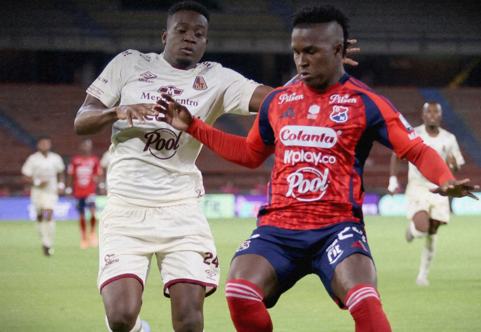Tolima, con dos expulsados, empató contra Medellín en el Atanasio Girardot: reviva los goles