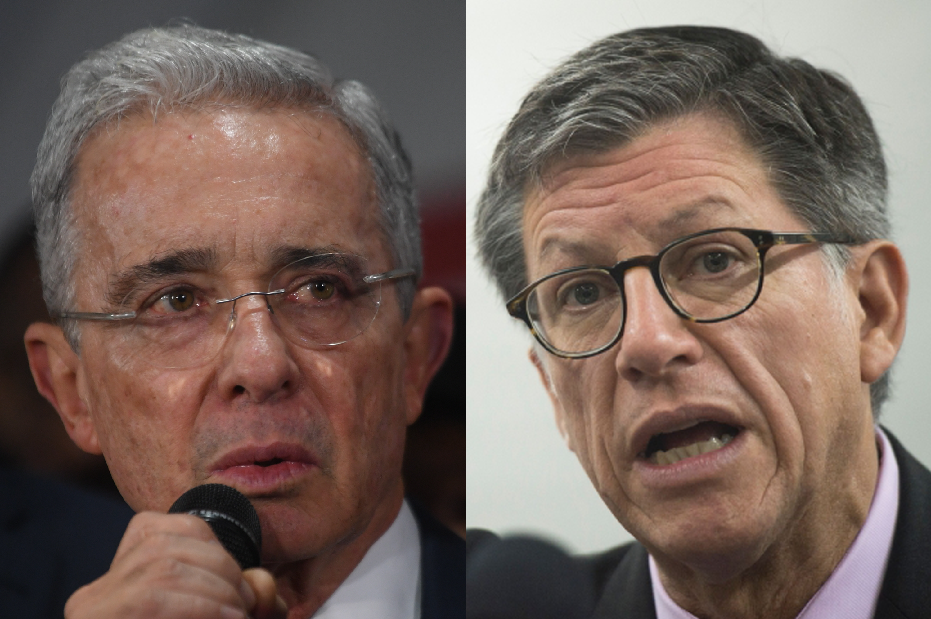 Álvaro Uribe Vélez y José Miguel Vivanco.