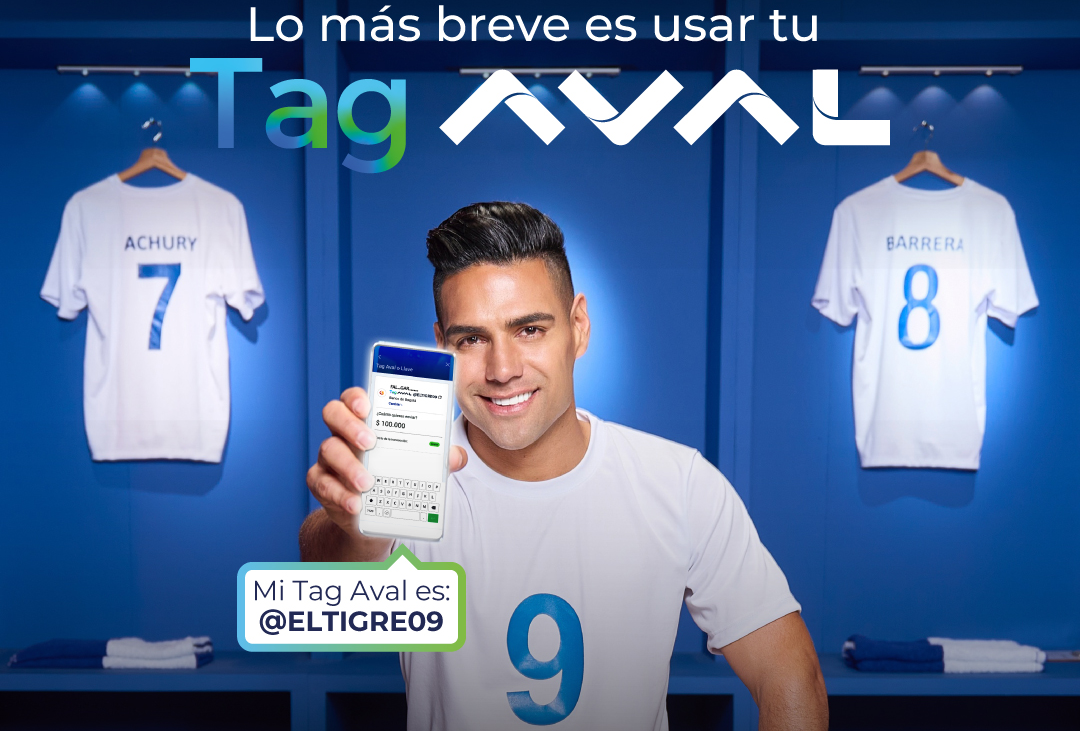 Grupo Aval supera los 8.5 millones de TAGs Aval activos