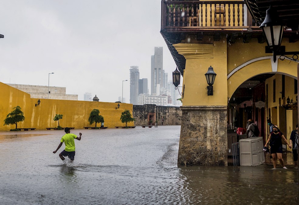 Declaran calamidad pública en Cartagena de Indias por tormenta tropical Iota