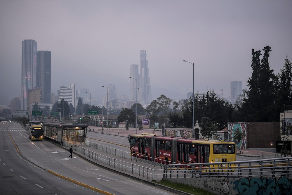 Calidad del aire mejora en Bogotá tras primer día de simulacro de aislamiento
