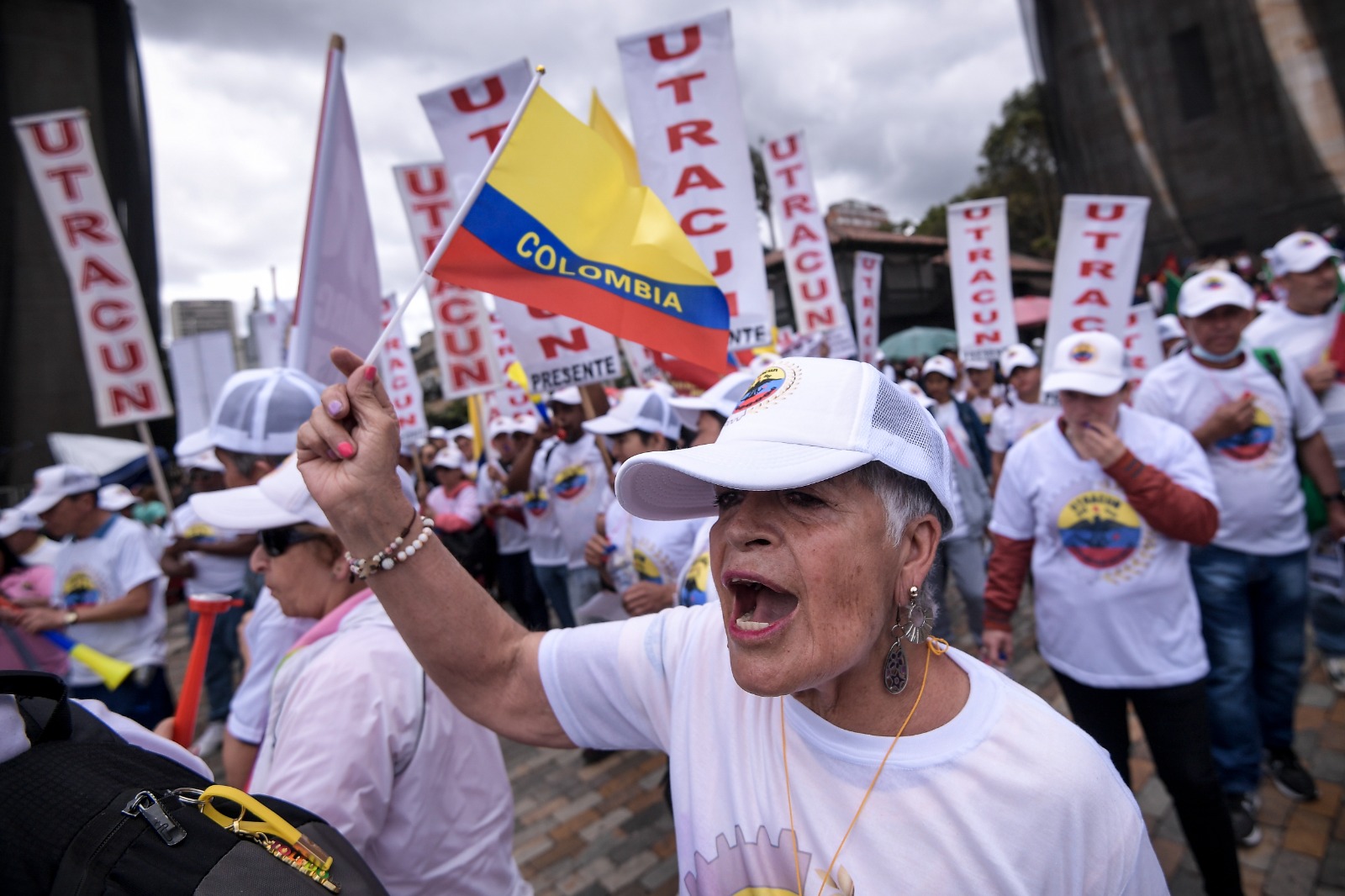 En fotos: así se vivieron las marchas del Día del Trabajo en Bogotá