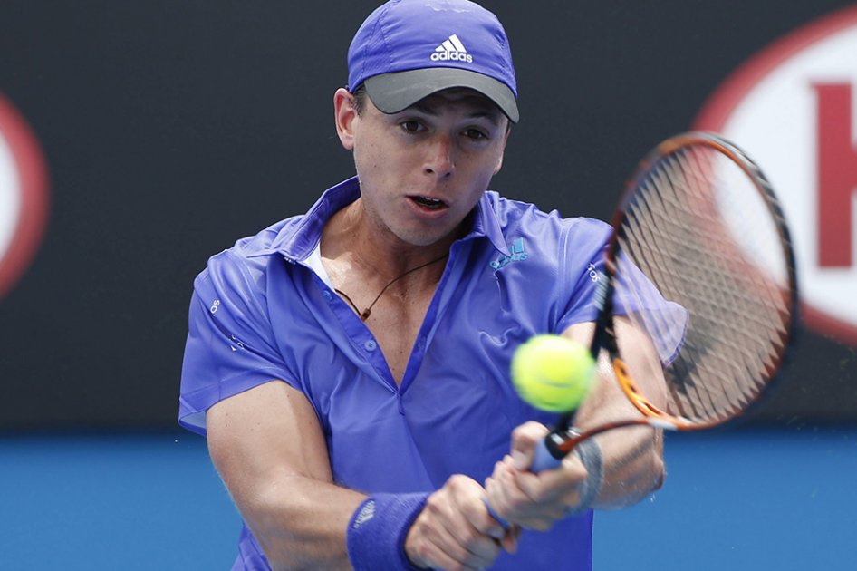Alejandro González, eliminado del Abierto de Quito. AFP