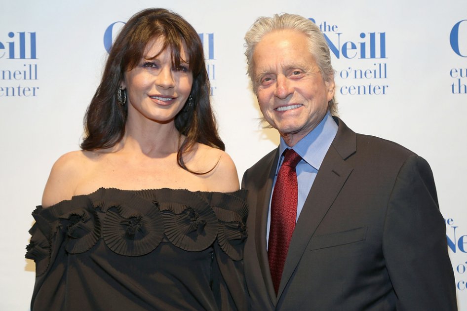 Catherine Zeta-Jones y Michael Douglas esta semana en Nueva York.
