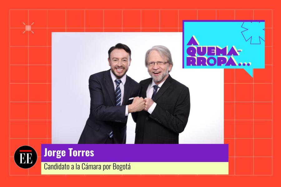 A Quemarropa con Jorge Torres, candidato a la Cámara por Bogotá