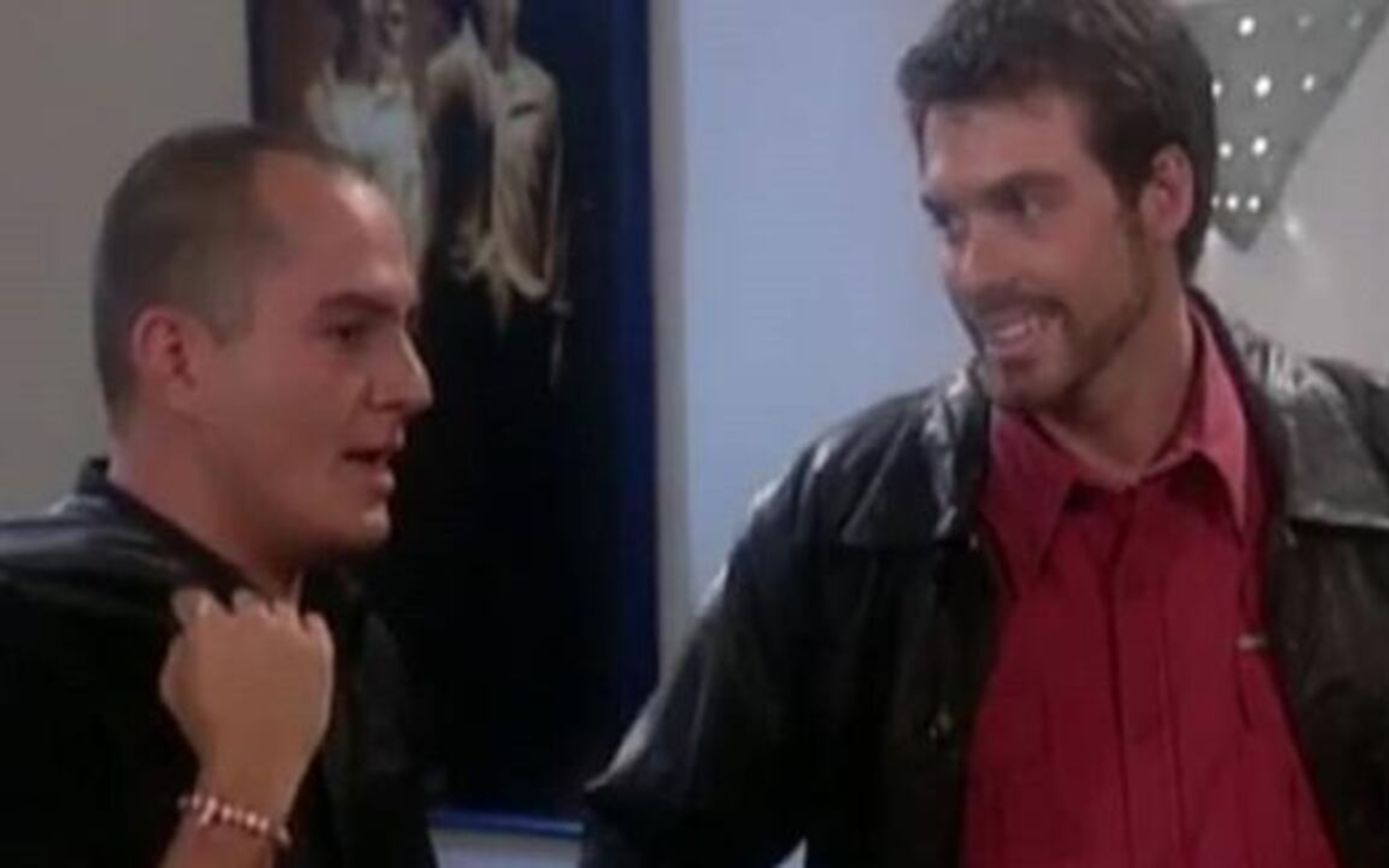Hugo Lombardi y su novia en Betty, la fea