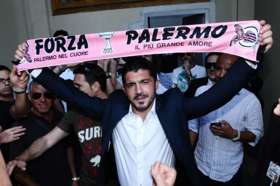 Gattuso, destituido como técnico del Palermo