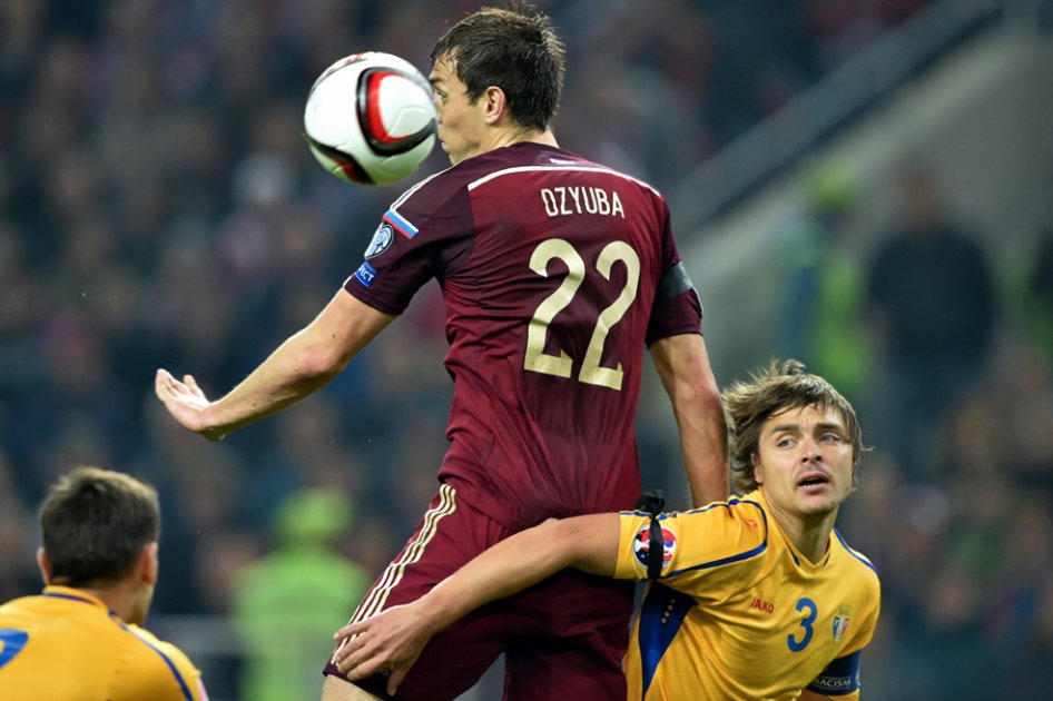 Rusia empató en casa con Moldavia en eliminatorias de la Eurocopa 2016