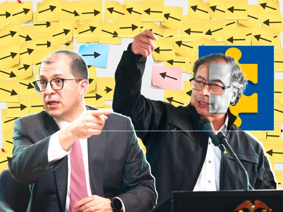 Petro vs. Barbosa: así fueron los agarrones entre el presidente y el fiscal general