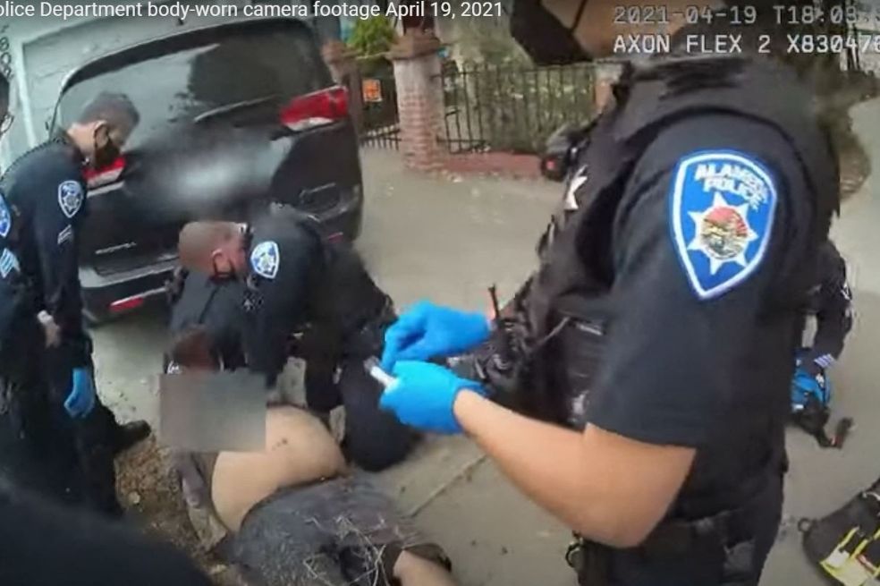Policía de Alameda publica video del caso Mario González, el ‘George Floyd latino’
