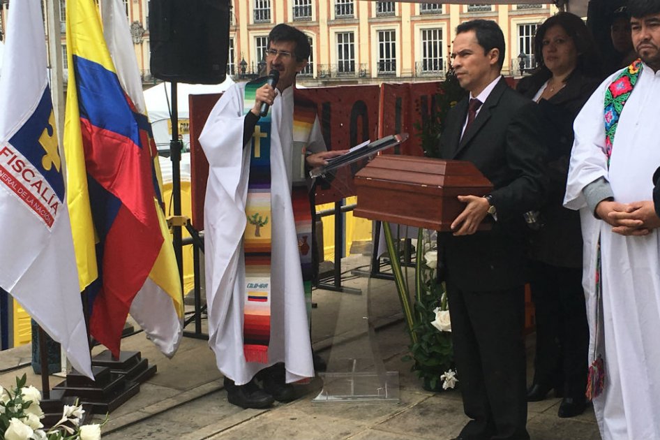 Entregaron restos de Cristina Guarín, víctima del Palacio de Justicia