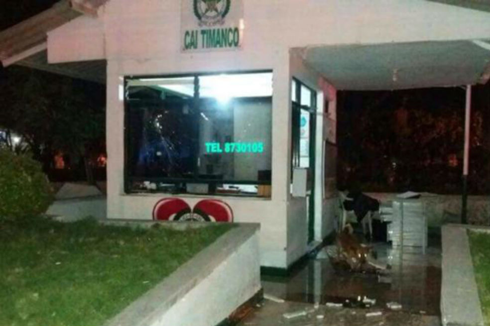 Consejo de seguridad en Neiva tras ataque con granada contra CAI