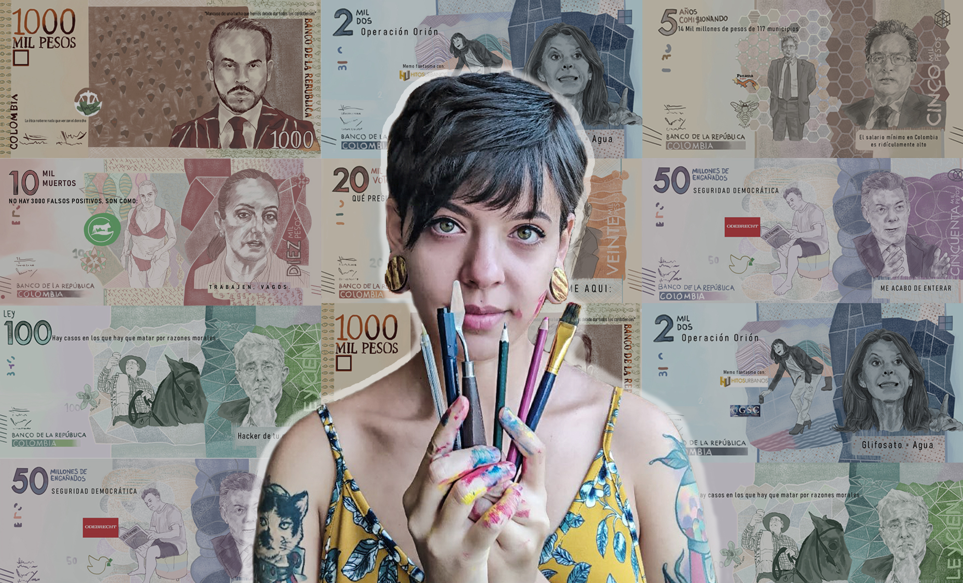 “Dinero Sucio”: Uribe, Santos,  Marta Lucía Ramírez (entre otros) en los billetes. ¿Por qué?