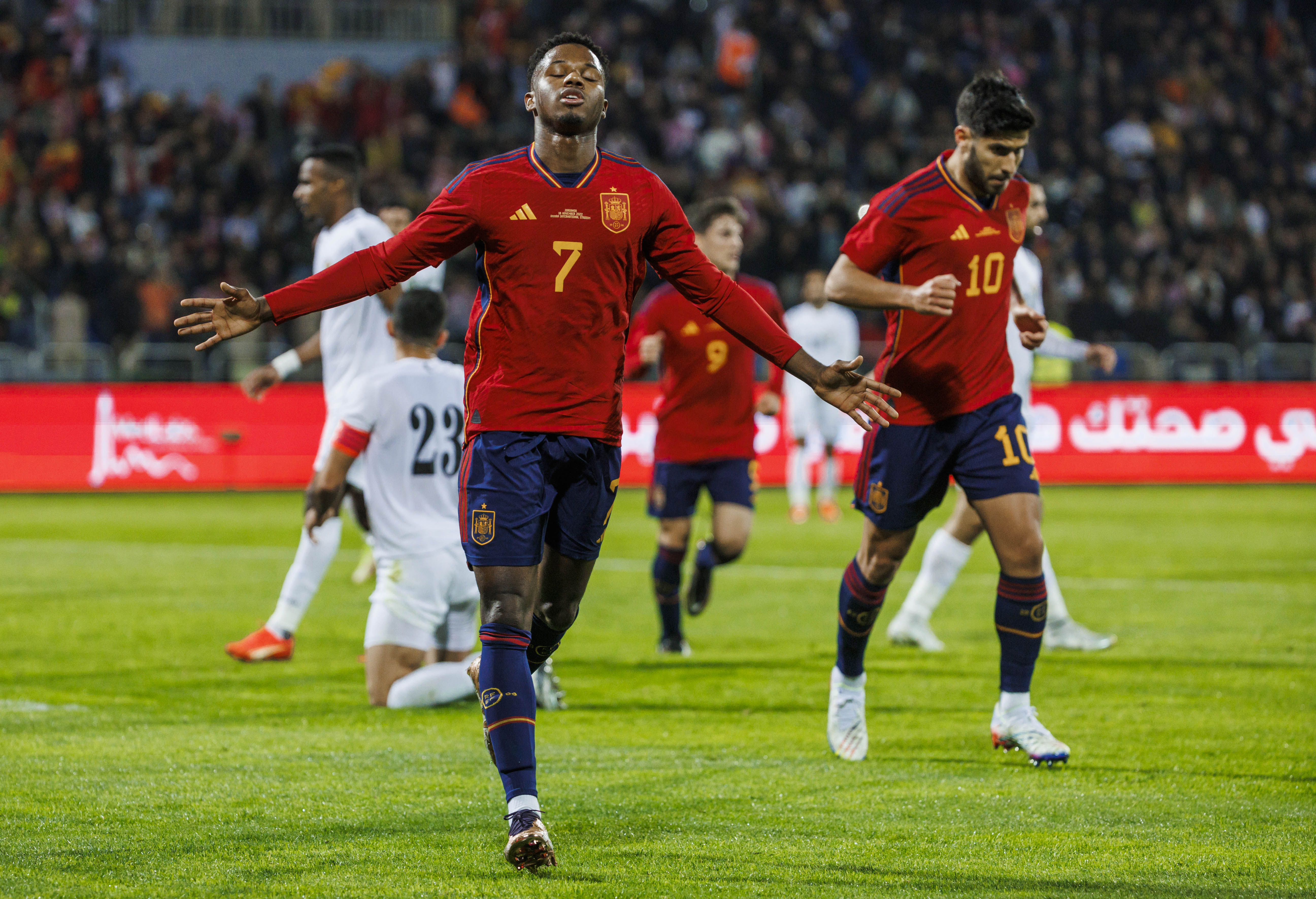 España, con Ansu Fati a la cabeza, tuvo buenas sensaciones previas al Mundial