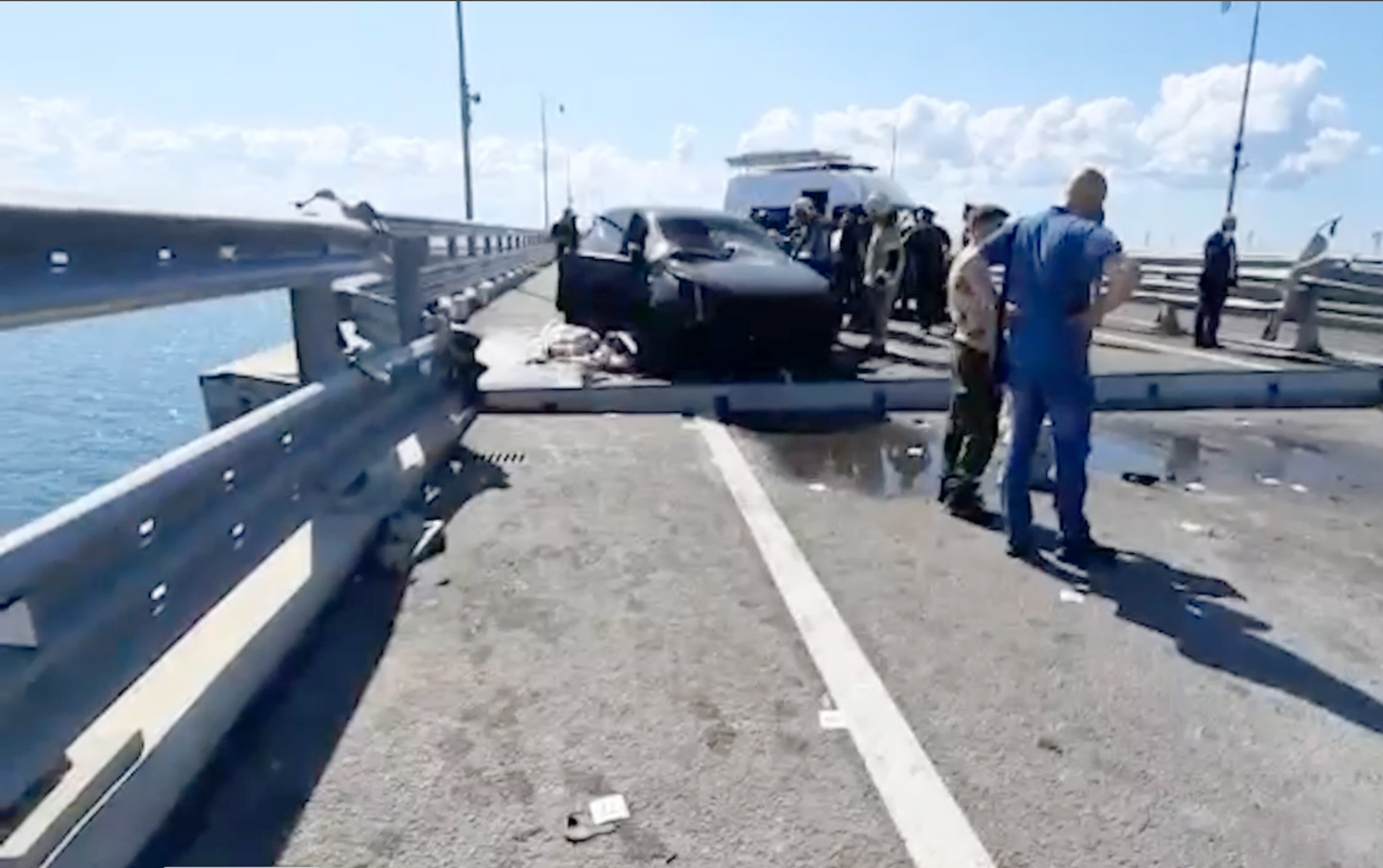 Ataque en Crimea: otro golpe en puente clave para la logística bélica rusa