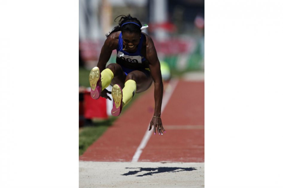 Caterine Ibargüen buscará en Pekín su segundo oro en el Mundial de Atletismo. foto: AFP