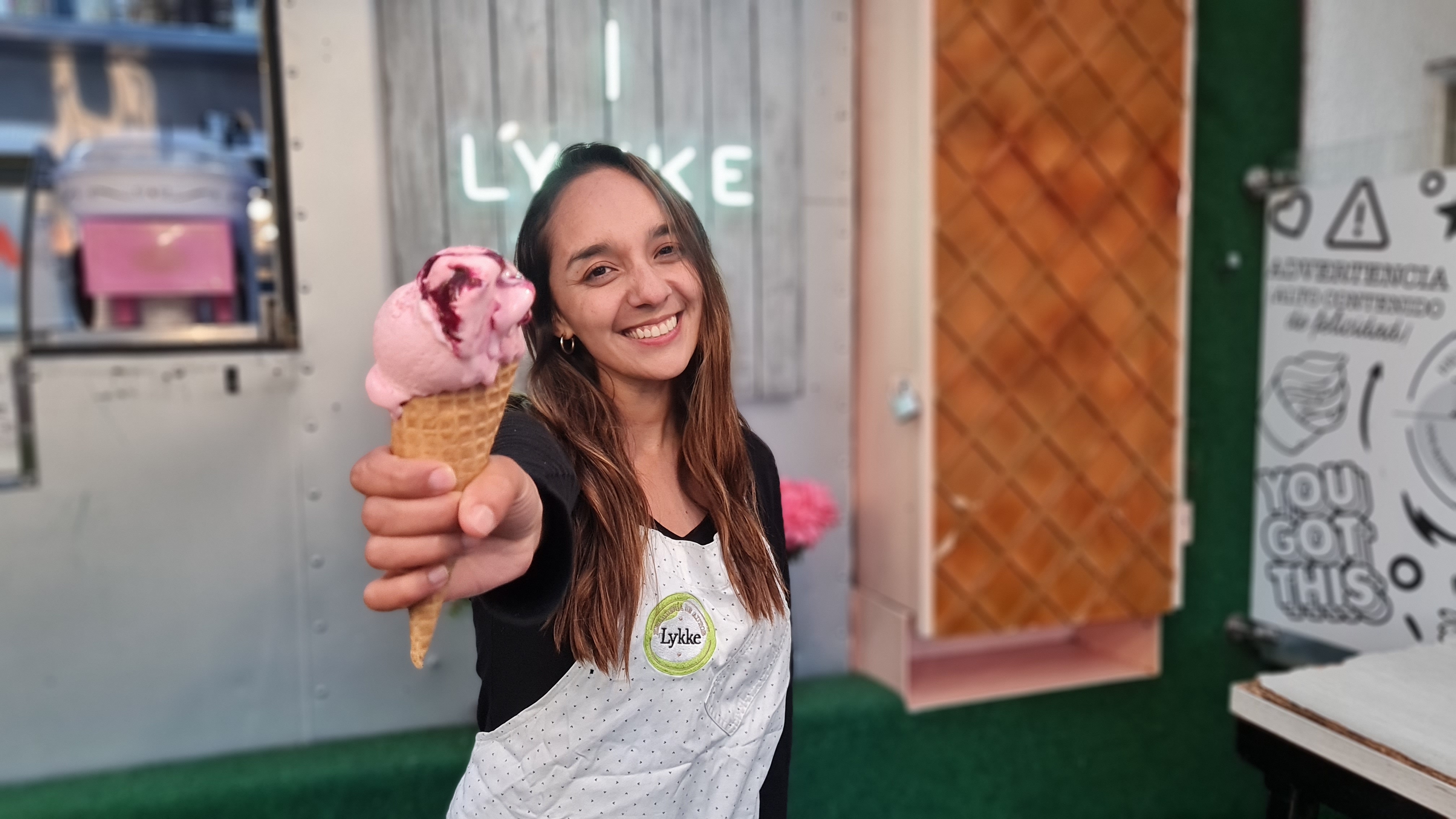 Ella creó una marca de helados artesanales inspirada en los sabores de Colombia