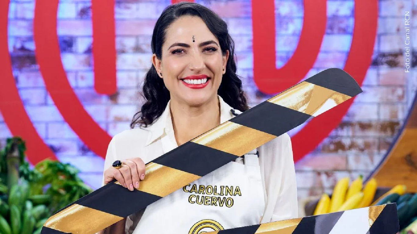 La actriz Carolina Cuervo participa en el reality gastronómico "MasterChef 2024".
