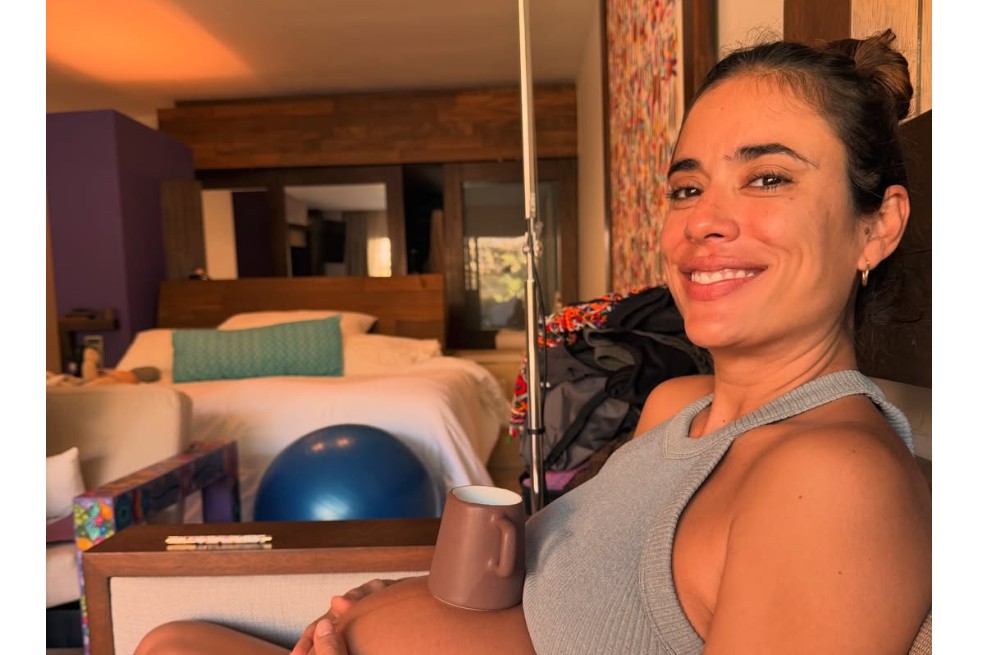Carolina Ramírez publicó la primera foto con su hijo Sur: “No existe un lugar mejor”