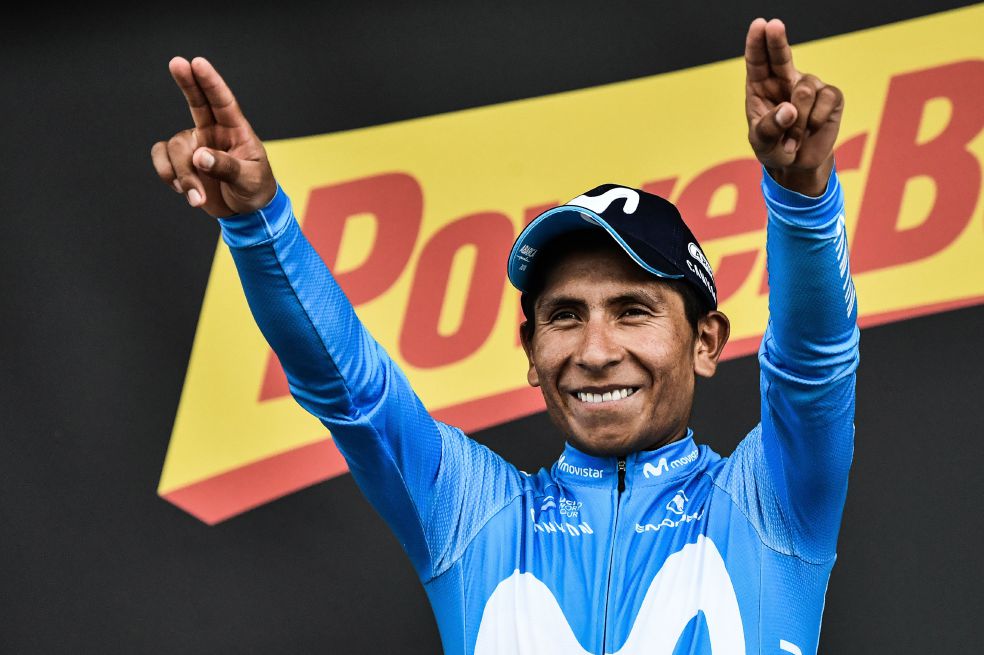 Nairo no pierde la sonrisa