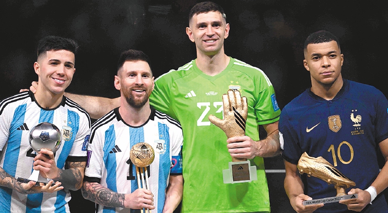 Kylian Mbappé, el mejor de la final contra Argentina.