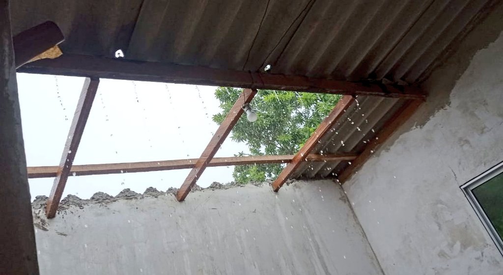 Vendaval dejó sin techo a 11 viviendas en Malambo, Atlántico