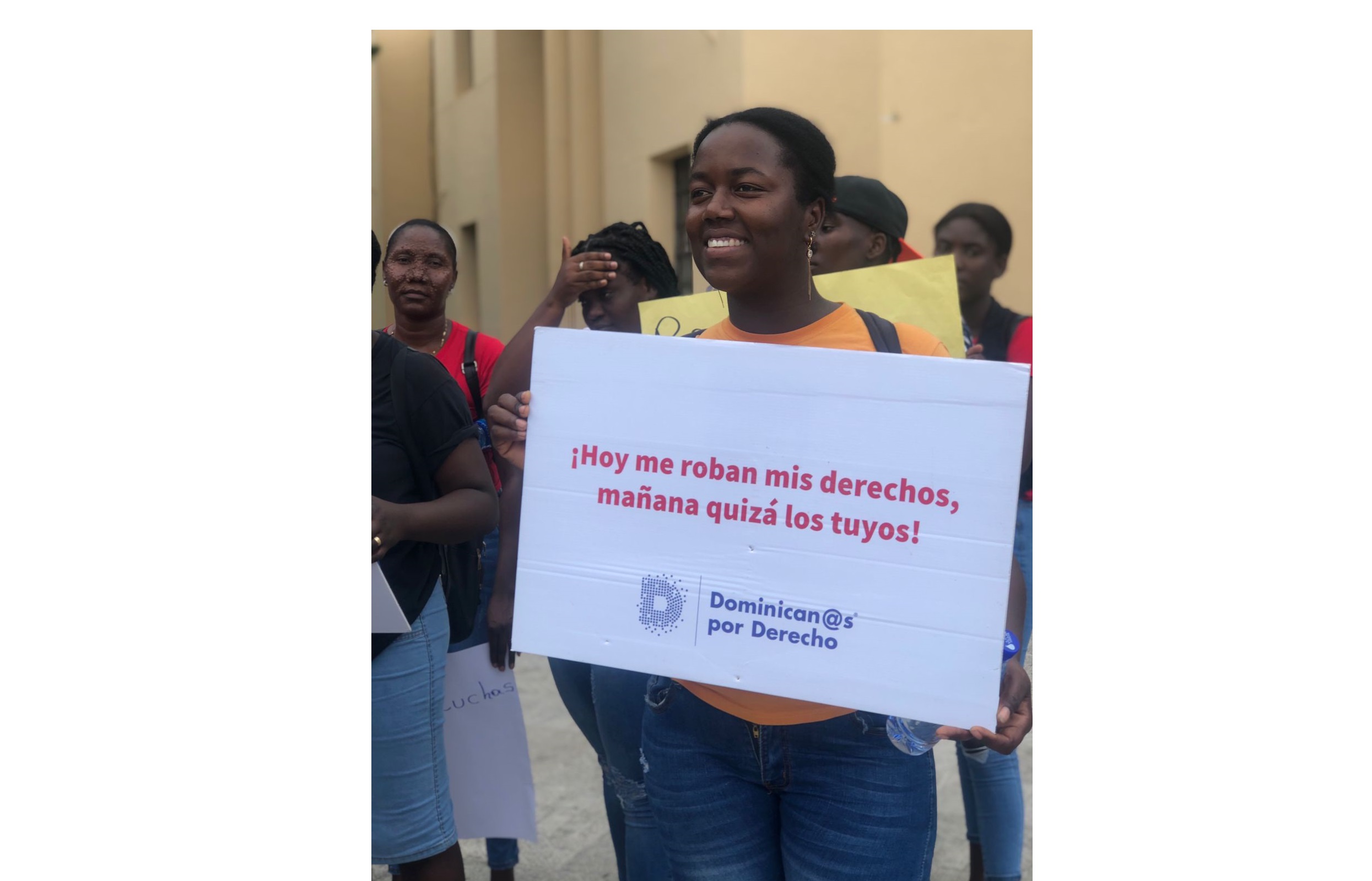 Protesta para conmemorar los 9 años de la Sentencia 168-13, que desencadenó una crisis de apatridia en República Dominicana.