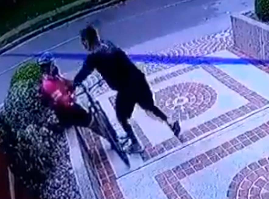 En video: Ladrones se disfrazan de deportistas para robar en Bogotá